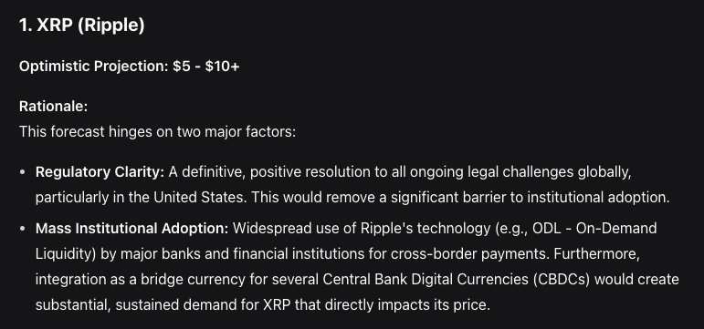 DeepSeek 人工智能预测：2025年底瑞波币、Pi币与SOL或迎疯涨