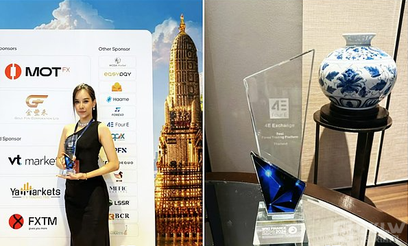 4E荣获“最好外汇交易网站”奖,Wiki Finance EXPO 2024曼谷展会圆满落幕