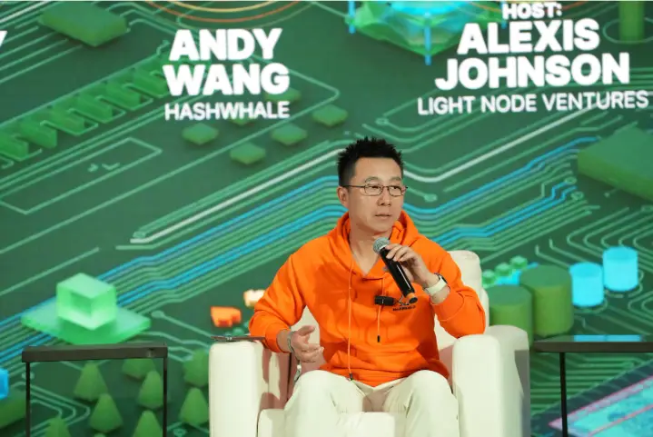 HashWhale亮相比特币 2025 Vegas峰会,展位热门引关注,CEO Andy Wang受邀登台共话云算力将来
