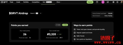 GRVT是什么交易平台？GRVT积分新赛季空投挂勾积分