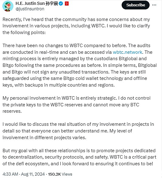 孙宇晨入局W比特币引发行业震动：背后真相及将来展望