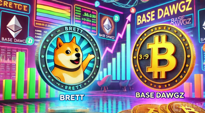 Brett成为CoinMarketCap上最火爆迷因币　新数字货币ICO Base Dawgz也走红