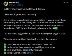 Rollblock 上线日期已沉寂一个月：$RBLK 预售缺口是不是已解决？